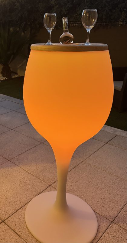 Table haute du jardin